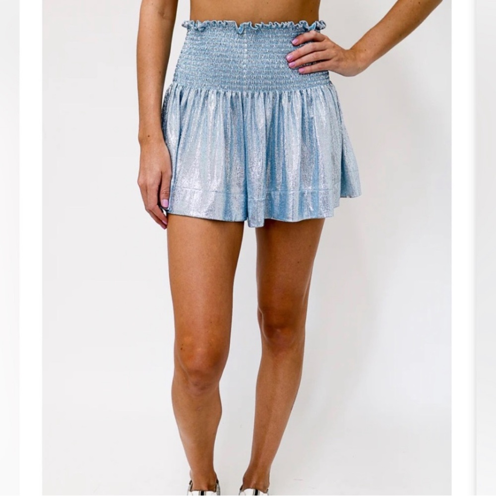 Preppy Queen of sparkles swing shorts